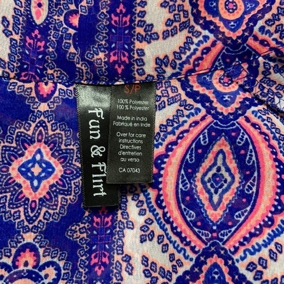 Pick 2/$25 FUN & Flirt Women’s Short Length Printed Kimono S - Picture 4 of 4